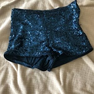 Sequin shorts